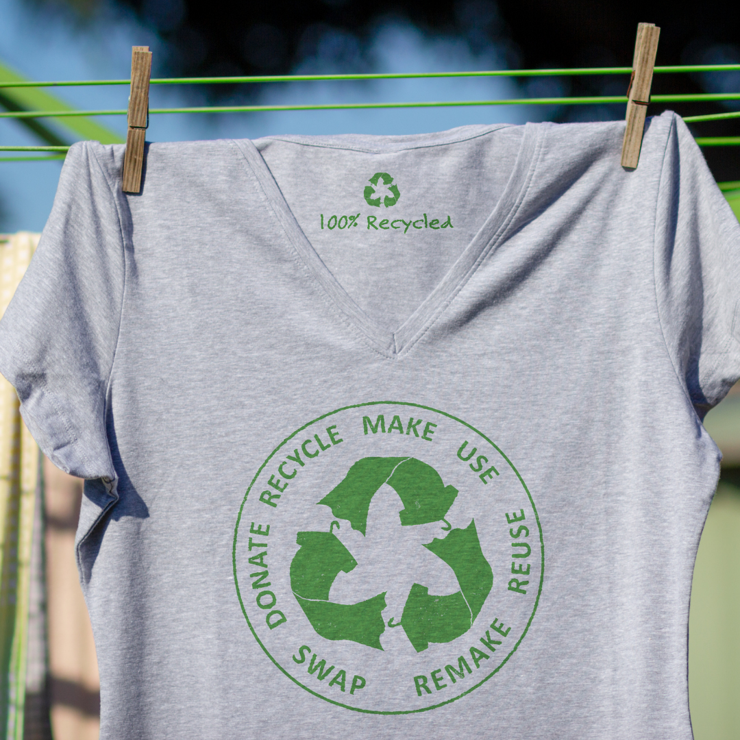 sustainable t shirt fashion recycle cotton fashion